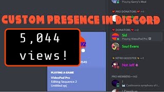 How to make Discord Rich Presence in JavaScript [upl. by Pamelina610]