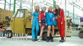 INFINITY  NEVER EVER ♾️ OFFICIAL MUSIC VIDEO  JUNIOR SONGFESTIVAL 2022 🇳🇱 [upl. by Meriel]