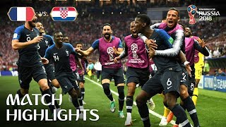 2018 WORLD CUP FINAL France 42 Croatia [upl. by Laurene133]