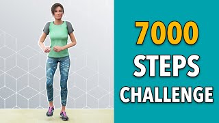 7000 Steps Challenge  Walk At Home Workout [upl. by Fidelio]