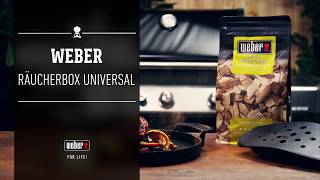 Weber Grill  Räuchern  Räucherbox Universal [upl. by Arbuckle]