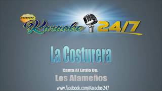 La Costurera DEMO KARAOKE Los Alamenos [upl. by Nwahsed]