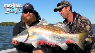 Big Barra in North QLD Burdekin River [upl. by Laural]