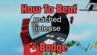 How to beat Difficult and get quotyou reached intensequot badge in Puzzle Difficulty Chart Roblox Badge [upl. by Pope]