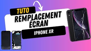 iPhone XR  Remplacer écran vitre tactile  LCD Tutoriel [upl. by Znieh]