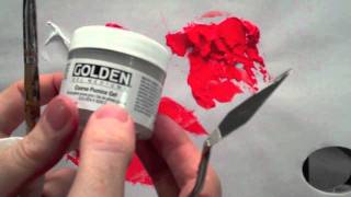 Acrylic Mediums  How to use Acrylic Soft Gel and Mediums Part 2 [upl. by Khalsa]