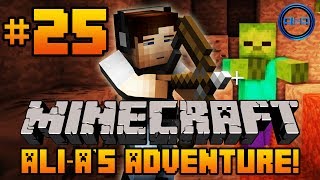 Minecraft  AliAs Adventure 25  quotINTO THE CAVEquot [upl. by Munniks]