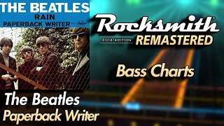 The Beatles  Paperback Writer  Rocksmith® 2014 Edition  Bass Chart [upl. by Jackqueline]