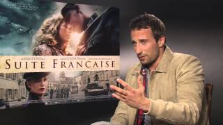 Matthias Schoenaerts Interview Suite Francaise [upl. by Remmer]