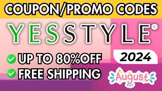 🛍️🎟 YesStyle Coupons 2024 🤑 Save Up to 80  Discounts Alert 🔥 YESSTYLE PROMO CODES AUGUST 2024 [upl. by Newra]