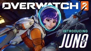 Juno  New Hero Gameplay Trailer  Overwatch 2 [upl. by Oiznun]