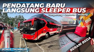 BIKIN HEBOH  PORIS KE DATANGAN DRIVER BUS CANTIK AGRA MAS BAWA UNIT SLEEPER BUS JAKARTA  MALANG [upl. by Sirap]