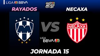 Resumen  Rayados vs Necaxa  Liga BBVA MX  Grita México A21  Jornada 15 [upl. by Nyledaj]