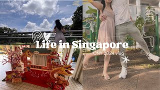 Life in Singapore  CNY 2024 Vlog [upl. by Tekcirc]