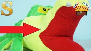 RIESIGES KROKODIL Kuscheltier  PAUL Kindheitserinnerung Kroko Doc deutsch auspacken [upl. by Etnuhs]