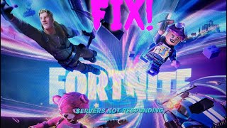 Why is Fortnite Servers Down How to Fix Fortnite Servers Not Responding [upl. by Drofla]