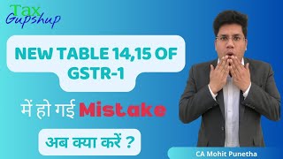 How to correct mistakes in newly inserted tables in GSTR1 TaxGupshup [upl. by Ihsakat]