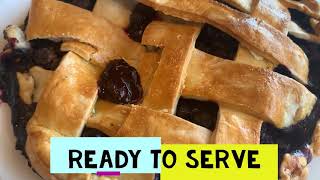 How to Make Homemade Blueberry Pie  Easy and Delicious Blueberry Pie Recipe [upl. by Llenal]