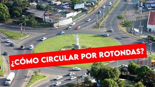 ✔️ 🚘 La forma CORRECTA de ENTRAR y SALIR de una ROTONDA [upl. by Etnelav718]