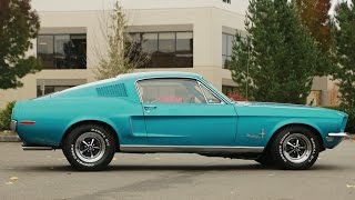 1968 Ford Mustang Fastback Gulfstream Aqua [upl. by Phene]