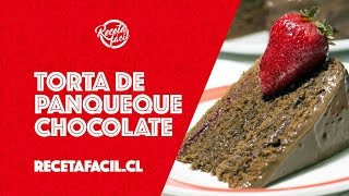 Receta Fácil de Torta o Tarta de Panqueque Chocolate [upl. by Uhp]