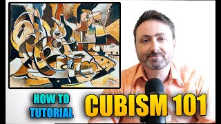 CUBISM 101  HOW TO FULL VIDEO cubism art painting artlesson abstractart [upl. by Enrichetta]