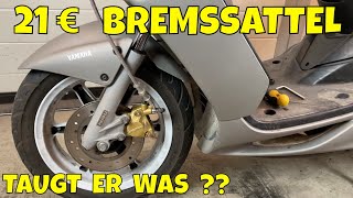 Was kann ein Billig Austausch Bremssattel für 21 €   Testfahrt [upl. by Nims]