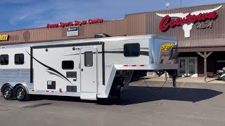 2016 Bison 8309 3Horse Trailer with Living Quarters Lightly Used [upl. by Laval]