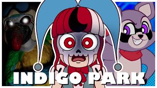 NEW MASCOT HORROR GAME IN AN AMUSEMENT PARK  Indigo Park [upl. by Mireielle]