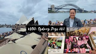 VLOG Sydney Days 1amp2 Sydney Harbour Kpop Merch amp Beach ✨ [upl. by Notac]