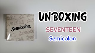 세븐틴 SEMICOLON 스페셜 앨범 개봉 후기 [upl. by Schilt]