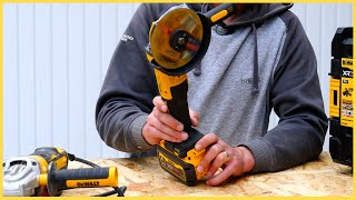 Nou Polizor cu Acumulator DeWALT DCG409 FlexVolt Advantage [upl. by Faye]