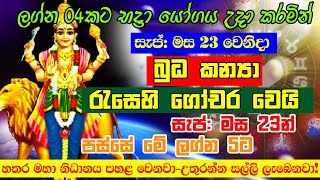 2024 Budha Maruwa  බුධ කන්‍යාවේ ගෝචර වෙයි  Mercury transits Virgo  Sinhala Horoscope [upl. by Hnaht]