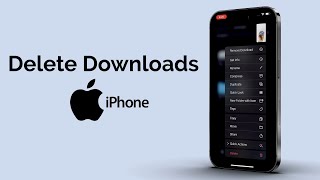 How To Delete Downloads On iPhone [upl. by Notsla]