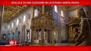 Papa FrancescoBasilica di San Giovanni in Laterano Santa Messa 20191109 [upl. by Hawley557]