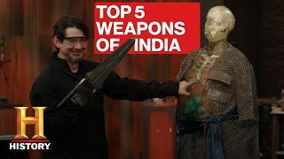 Forged in Fire TOP 5 DEADLIEST WEAPONS FROM INDIA  History [upl. by Hopper]