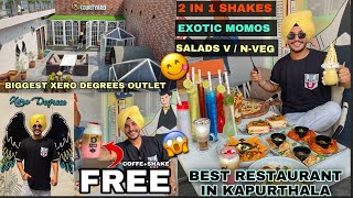 Best Restaurant in Kapurthala 😱FREE SHAKE Best Pizza  Veg  Non Veg Salads degree  Momos [upl. by Phaedra593]