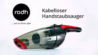 RODH Kabelloser Handstaubsauger  510859  Personalshop [upl. by Macri944]