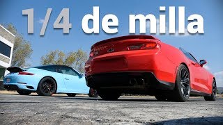 M4 VS Giulia VS Model S y más luchan en los arrancones  Autocosmos [upl. by Ahsineb422]