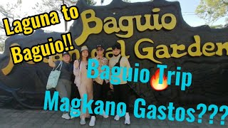 BAGUIO TRIP 2022 MAGKANO ANG NAGASTOSl LAGUNA TO BAGUIO DRIVE TOUR [upl. by Narbig]