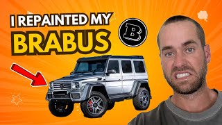 REVEALING MY RESPRAYED BRABUS 4x4 SQUARED [upl. by Letha]