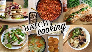 Une Semaine dans mon Assiette  Batch Cooking Vegan [upl. by Coad]