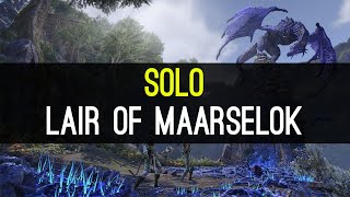 Solo Dungeon LAIR OF MAARSELOK with Magicka Sorcerer  Elder Scrolls Online [upl. by Neoma]