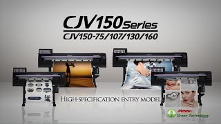 CJV150  MIMAKI ENGINEERING CO  LTD Ver10 [upl. by Anerom717]