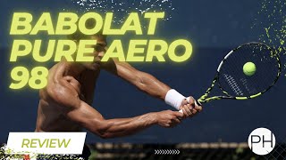 REVIEW NEW Babolat Pure Aero 98  Carlos Alcarazs weapon of choice reviewed [upl. by Dremann]