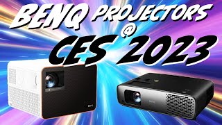 BenQ HT4550i amp X3000i Gaming Projector At CES 2023 [upl. by Aneehsor]