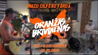 Oranzas Brivdienas  Mazo cilvēku vārdā live at Aleja Records [upl. by Linkoski951]