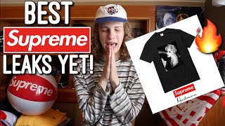 BEST Supreme Leaks Yet Accessories Madonna More Tees [upl. by Drofla110]