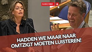 Martin Bosma krijgt de lachers op zijn hand Hadden we maar naar Omtzigt moeten luisteren [upl. by Aliuqet]