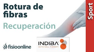 Acelera la recuperación de una rotura de fibras con INDIBA ACTIV [upl. by Soren]